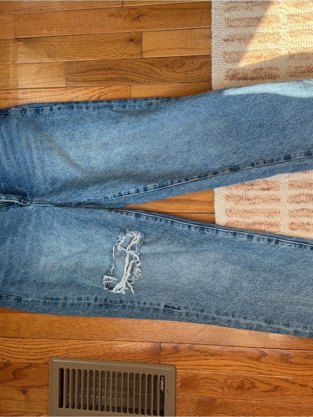 Blank NYC Light Blue Distressed Boyfriend Jeans
